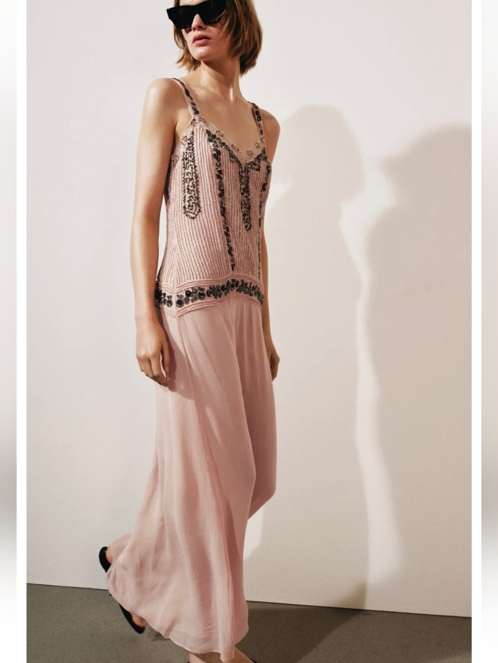 ZARA ZW COLLECTION BEADED DRESS